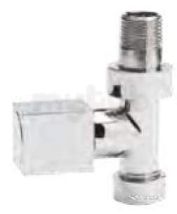 Eastbrook Brassware -  Square Angled Radiator Valves Ch