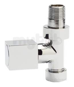 Eastbrook Sundries -  4.5385 Square Straight Radiator Valves Ch