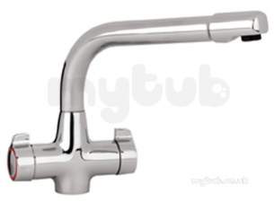 Eastbrook Brassware -  Eastbrook Cruciform Sink Mixer Ch