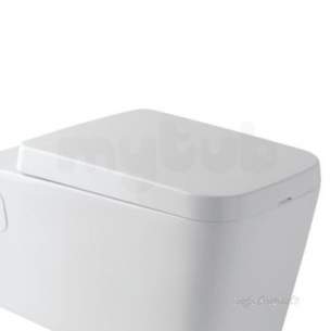 Eastbrook Sanitary Ware -  Moselle Wall Hung Wc Soft Close Seat White 40.0007