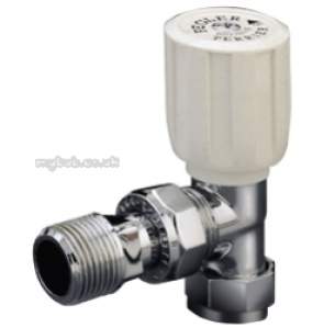 Terrier and Belmont Radiator Valves -  Terrier 367 8mm X 1/2 Inch Mi Angle Wh Brass