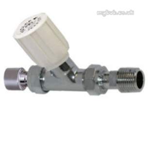 Terrier and Belmont Radiator Valves -  Terrier 368 10mm P/f Str Str Wh Cp