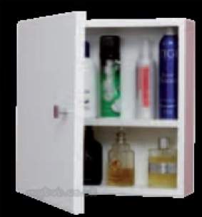 Eastbrook Furniture -  1.263 Oslo Square 400mm Wall Cupboard Wh