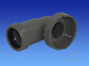 Osma Above Ground Drainage -  Compact 32mm Boss Adt 90 Degree 2cs801-e