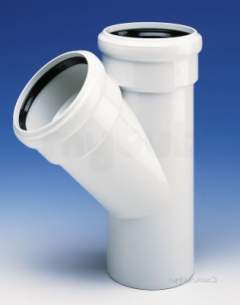 Osma Above Ground Drainage -  3003425 160mm Equal Branch 45 Deg