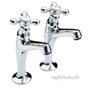Pegler Mercia Brassware -  Mercia Traditional H/n Sink Tap Pair Cp