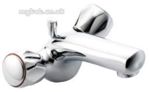 Pegler Mercia Brassware -  Mercia Modern Mono Basin C/w Puw