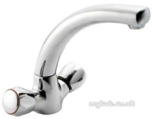 Pegler Mercia Brassware -  Pegler Yorkshire Mercia Modern Mono Sink Mixer