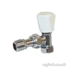 Pegler Mercia Radiator Valves -  Mercia 15mm Rad Valve Wh/ls Chrome Plated 647055