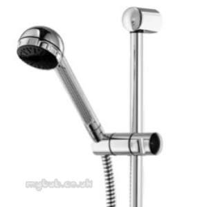 Pegler Opal and Slique Brassware -  Waterfall Chrome Plated 3 Mode Compact Shower Kit