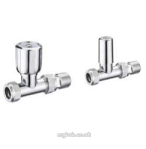 Pegler TRVs -  Terrier 1/2 Inch X10mm Straight Wh And Ls Pk Cp
