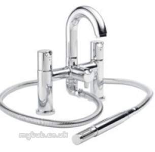 Pegler Opal and Slique Brassware -  Slique 4l2006 2 Leg Bath And Shower Mixer