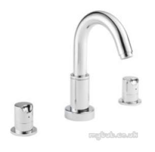 Pegler Opal and Slique Brassware -  Slique 4l2007 3 Hole Basin Mixer