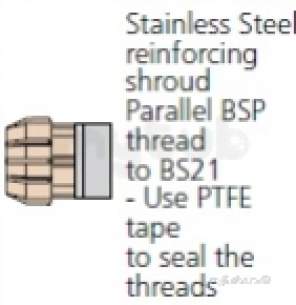 Polyfast Polyethylene Compression Fittings -  Female Adaptor 63mm 63x2 Bsp 40363