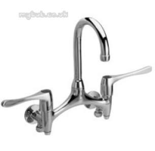Pegler Healthcare Brassware -  Kliniklene 361026 Wall Mix Df Vs Exp In
