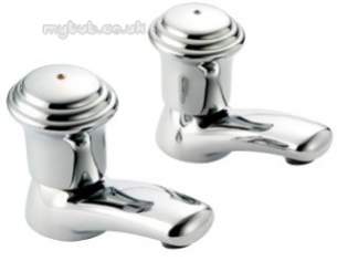 Pegler Mercia Brassware -  Mercia Design 1/2 Inch Basin Taps