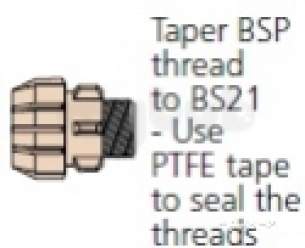 Polyfast Polyethylene Compression Fittings -  Male Adaptor 32mm 32x1 Bsp 40432