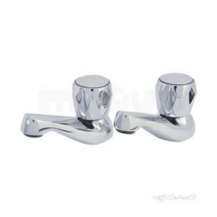 Eastbrook Brassware -  Kenton Basin Taps Chrome 41.2003