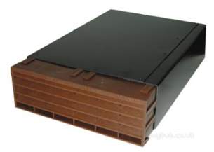 Passive Ventilation Grilles -  Airflow Tel93b 9x 3 Inch Wall/v Set Brwn