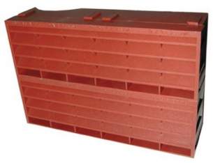 Passive Ventilation Grilles -  Airflow Air9202 9 Inch X6 Inch Louvred Air/b Terr