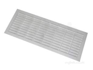 Passive Ventilation Grilles -  Airflow B251w 15 Inch X6 Inch Plastic Vent White