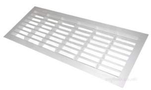 Passive Ventilation Grilles -  Airflow B151w 12 Inch X5 Inch Plastic Vent White
