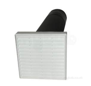 Passive Ventilation Grilles -  Airflow Gas1 Nf H6 5 Inch Circ Wall Vent