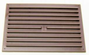 Passive Ventilation Grilles -  Airflow Rvh96 9 Inch X6 Inch Plastic Vent Brown