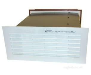 Passive Ventilation Grilles -  Airflow Db93t 9 Inch X3 Inch Draught Red Vent Set