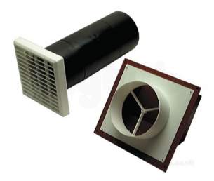 Passive Ventilation Grilles -  Airflow Db5t 5 Inch Circ Through Wall Vent