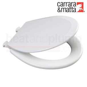 Carrara and Matta Toilet Seats -  Carrara Avon Wc Seat White 691075000