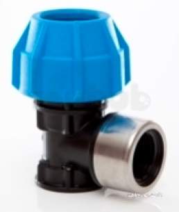 Polyfast Polyethylene Compression Fittings -  Elbow 20mm 20x1/2 Bsp Female 42120