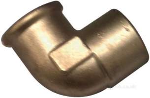 Yorkshire General Range Yp -  Yorks Yp14lc 22mm X 1/2 Inch Fi Red Elbow