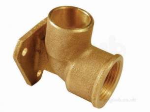 Yorkshire General Range Yp -  Yorks Yp15 22mm X 3/4 Inch Backplate Elbow