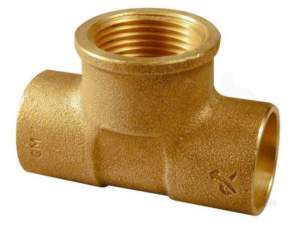 Yorkshire General Range Yp -  Yorks Yp30 22mm X 22mm X 3/4 Inch Fi Tee