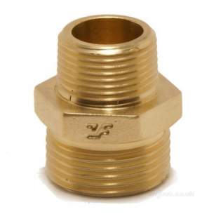 Yorkshire General Range Yp -  Yorkshire Yp70 1.1/4 Inch X 1 Inch Male Hexagonal Nipple