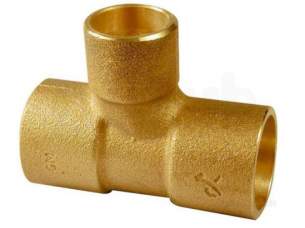 Yorkshire General Range Yp -  Yorks Yp37r 22mm X 22mm X 15mm Red Sweep Tee