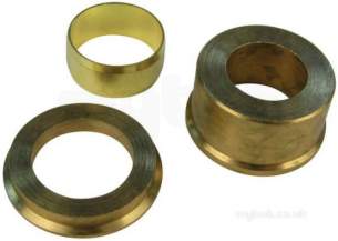Prestex Compression Fittings -  Prestex 102/3/4 22mm X 15mm Red Set