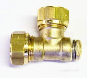 Kuterlite 600 Range Compression Fittings -  Kuterlite 615ac 15mm Air Release Elbow