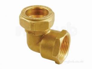 Kuterlite 900 Range Compression Fittings -  Kuterlite 917 22mm X 1 Inch Fi Elbow