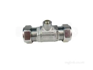 Yorkshire Lever Check and Appliance Valves -  Kuterlite 480 22mm Str Cxc Service Valve