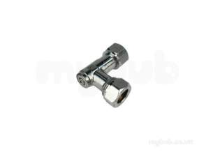 Yorkshire Lever Check and Appliance Valves -  Kuterlite 486 15mm X 1/2 Inch Bent Service Vlv