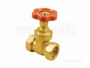 Yorkshire Kuterlite 600 Range -  Kuterlite 416 28mm Brass Gate Valve