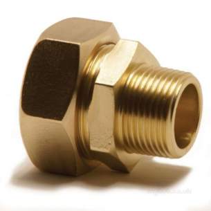 Yorkshire Kuterlite 900 Range -  Kuterlite 911 15mm X 1/2 Inch Mi Coupling