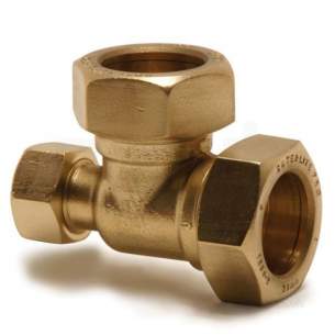 Yorkshire Kuterlite 900 Range -  Kuterlite 918e 22mm X 15mm X 22mm Red Tee