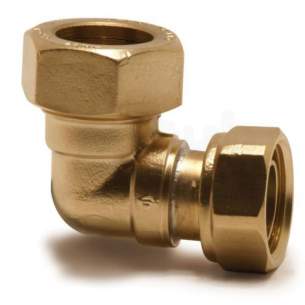 Kuterlite 900 Range Compression Fittings -  Kuterlite 927 22mm X 3/4 Inch Bent Swivel Con