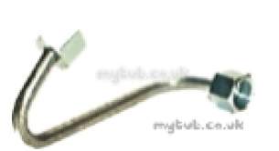 Baxi Boiler Spares -  Baxi 233282 Pipe Supply Gas Tap Assembly