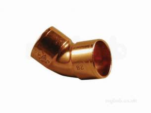 Yorkshire Endex End Feed Fittings -  Endex N21 54mm Obtuse Elbow 45 Degree