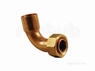 Yorkshire Endex End Feed Fittings -  Endex N63 15mm X 1/2 Inch Bent Tap Con