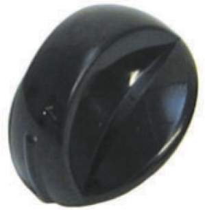 Indesit Domestic Spares -  Cannon 6602737 Camberley Knob Brown